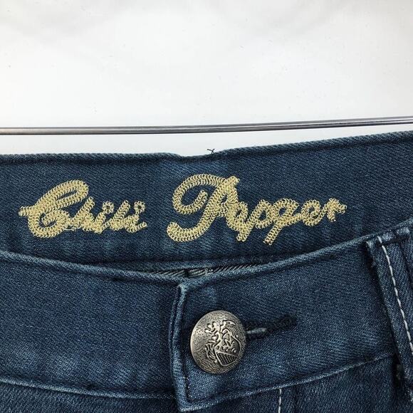 Chili Pepper Men's Jeans 36 Straight Leg Embellished Distressed Med Wash NWT - Picture 6 of 8